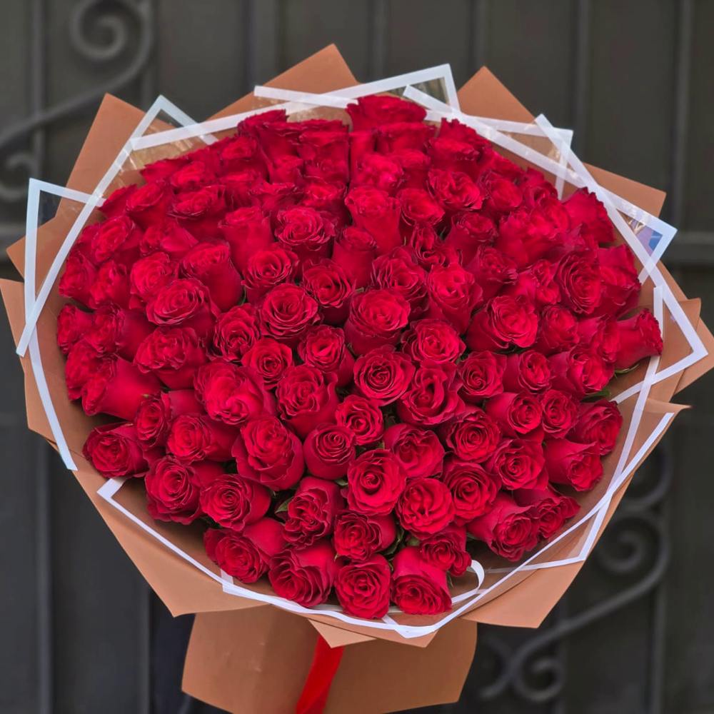 Акция! Букет из 101 красной розы