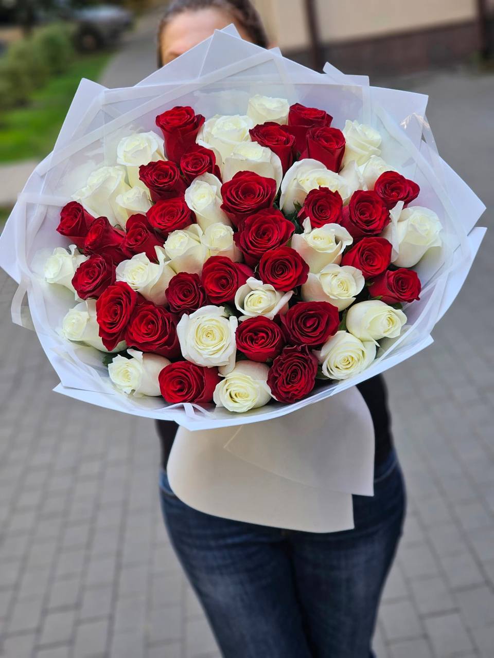 Букет из 51 розы