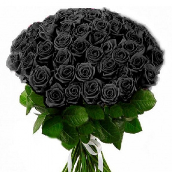 Букет траурный из 50 роз